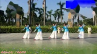 海之韵广场舞《春雨江南》，一支古典舞曲，阿姨们跳的很美