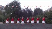 北京朝丽晚霞广场舞《桃花红》