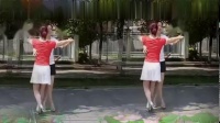 迷釆广场舞《李子红了八月天》双人舞配合很默契-动作熟练
