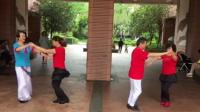 深圳丽景城广场舞：双人十八步《十送红军》