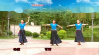 夏雨广场舞（三人版）《站着等你三千年》，编舞：花与影老师