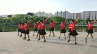 河北沧州女人花健身队，广场舞
《山里的妹子真漂亮》简单好学。