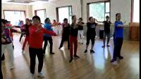 历下区广场舞队长们学练舞蹈《中国味道》2019-9-23甸柳一居