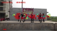 白仓琳琳广场舞《红红的中国》长扇舞