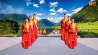 小慧广场舞《中国歌最美》时尚大气腰鼓舞正反演示附教学
