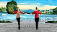 江汉龙辉广场舞健身操示教版第十五套第三节山河美