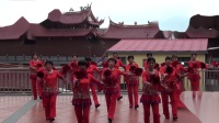 2020年蔡宅村花球广场舞《红红的中国结》