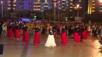 市政广场乌兰骄阳广场舞队十周年庆典