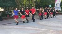 绩溪县伏岭雪儿广场练习水兵舞第二套《心爱的宝贝》